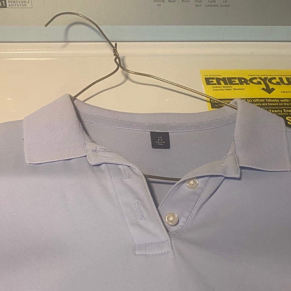 Lands' End -Soft Blue Polo Shirt